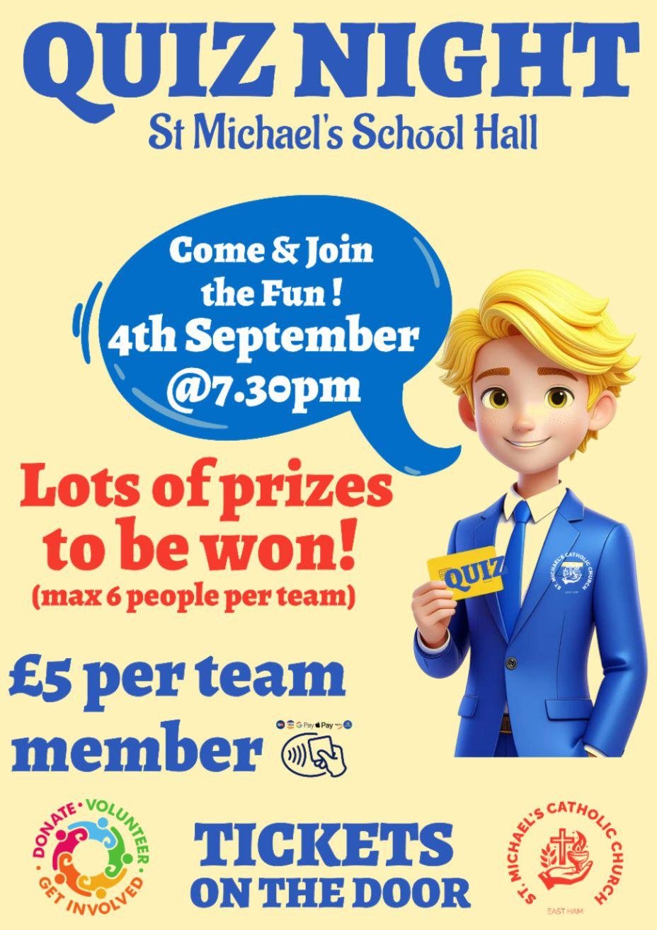 Quiz Night at St Michael's School Hall